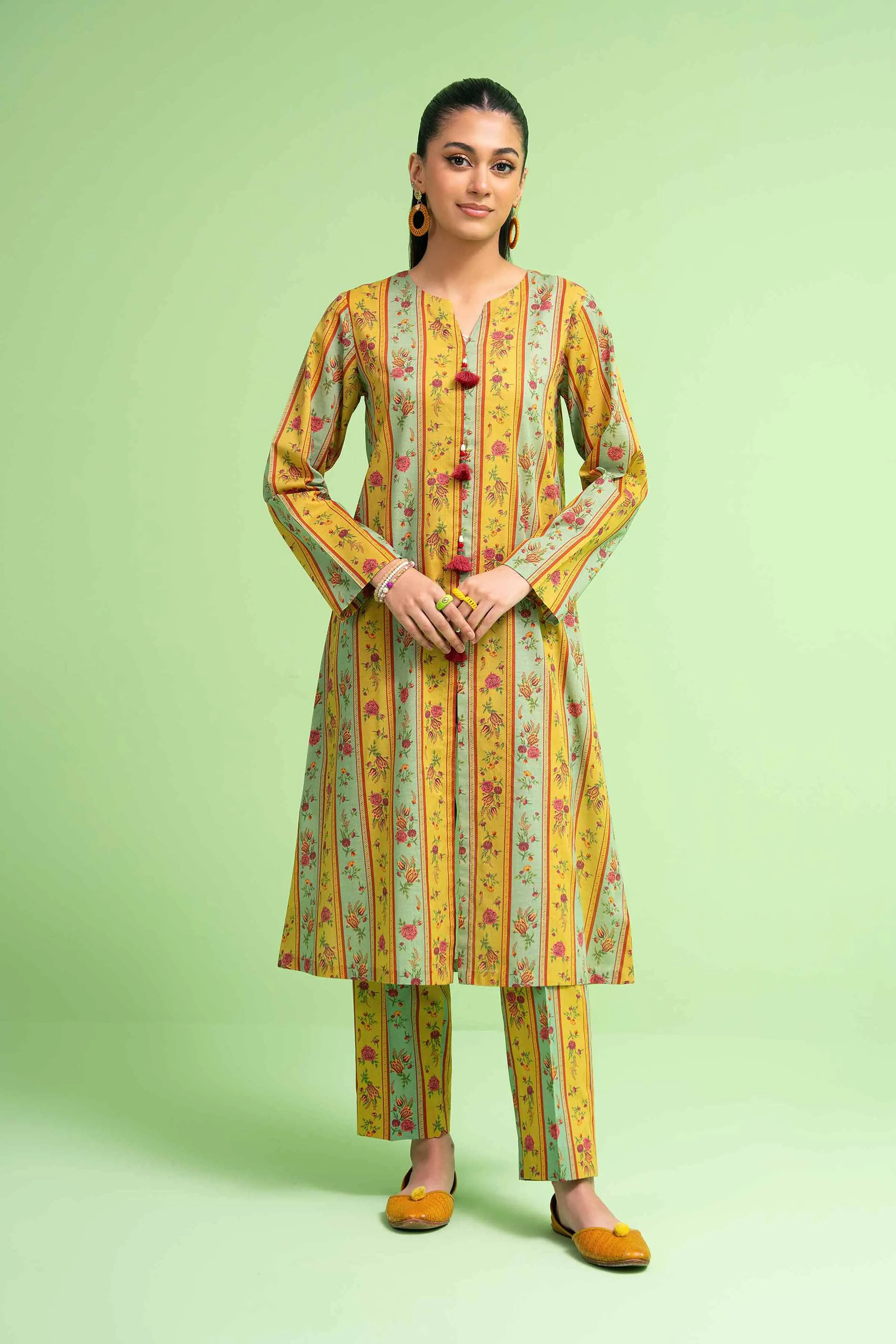 2 Piece - Printed Suit - PE24-366