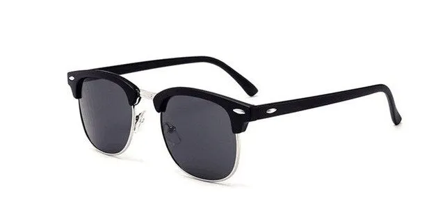 2019 New Fashion Semi Rimless Polarized Sunglasses