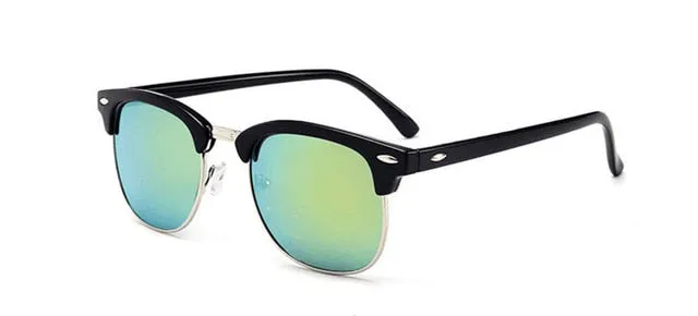 2019 New Fashion Semi Rimless Polarized Sunglasses