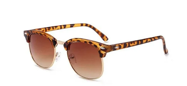 2019 New Fashion Semi Rimless Polarized Sunglasses