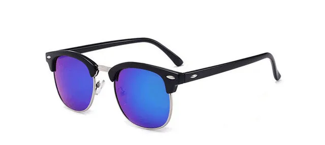 2019 New Fashion Semi Rimless Polarized Sunglasses