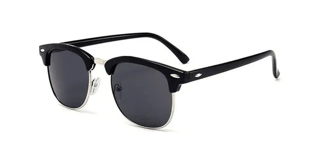 2019 New Fashion Semi Rimless Polarized Sunglasses
