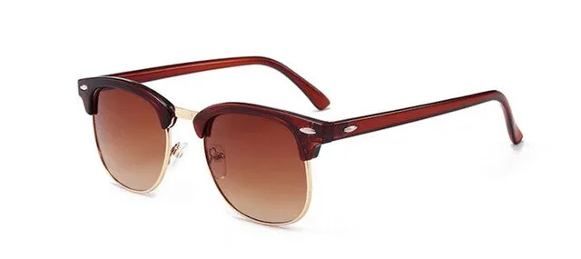 2019 New Fashion Semi Rimless Polarized Sunglasses
