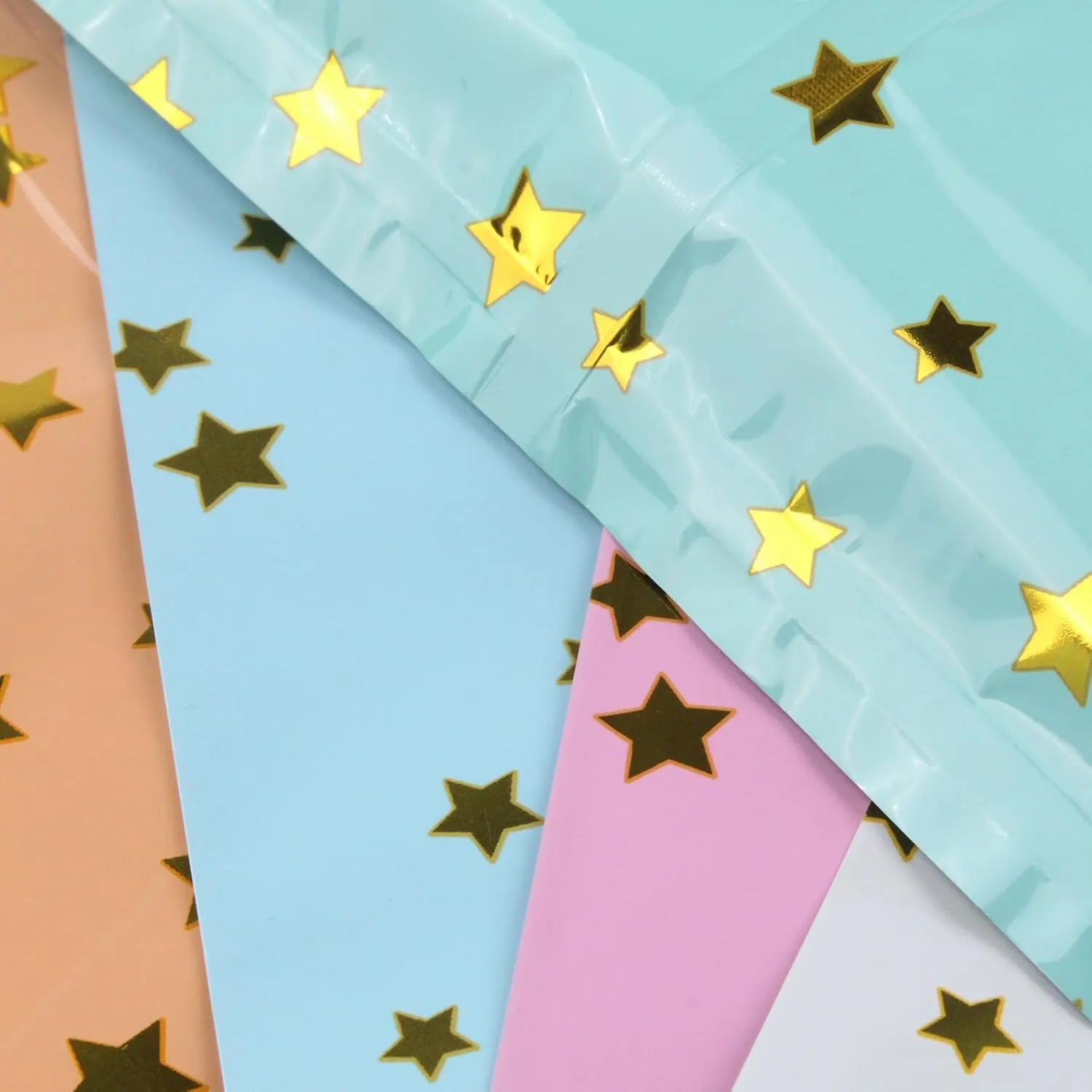 25pcs Party Favors Bags,Birthday Goodie Candy Bags,Goodie Bags for Kids Birthday Party,Loot Bags for Kids Birthday Party with Star Pattern,5 Colors