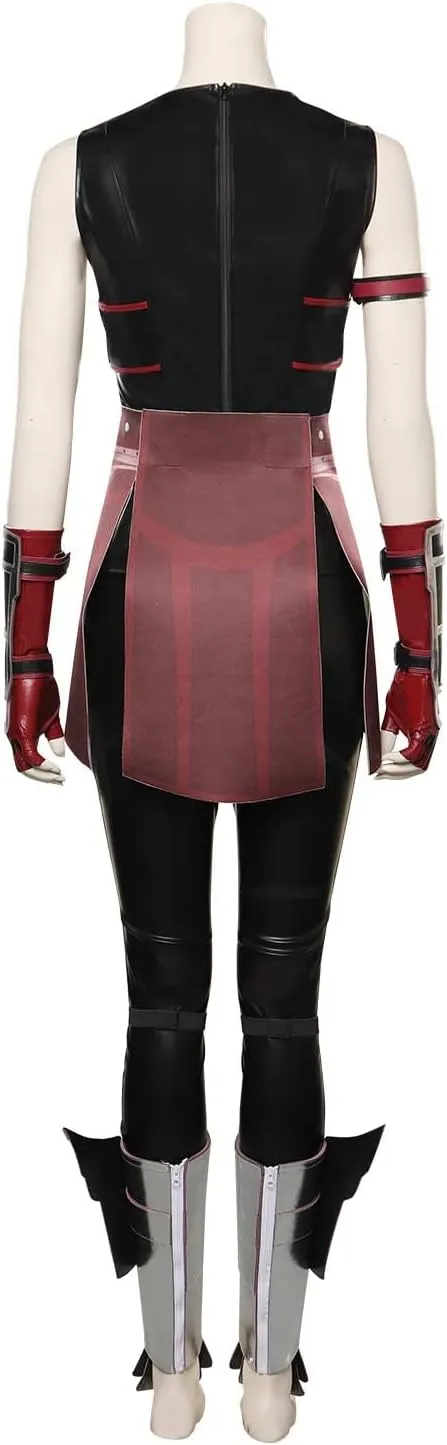 Adult Women Warrior Cosplay Costume Jumpsuit Bodysuit with Cloak Uniform Outfits Halloween Set