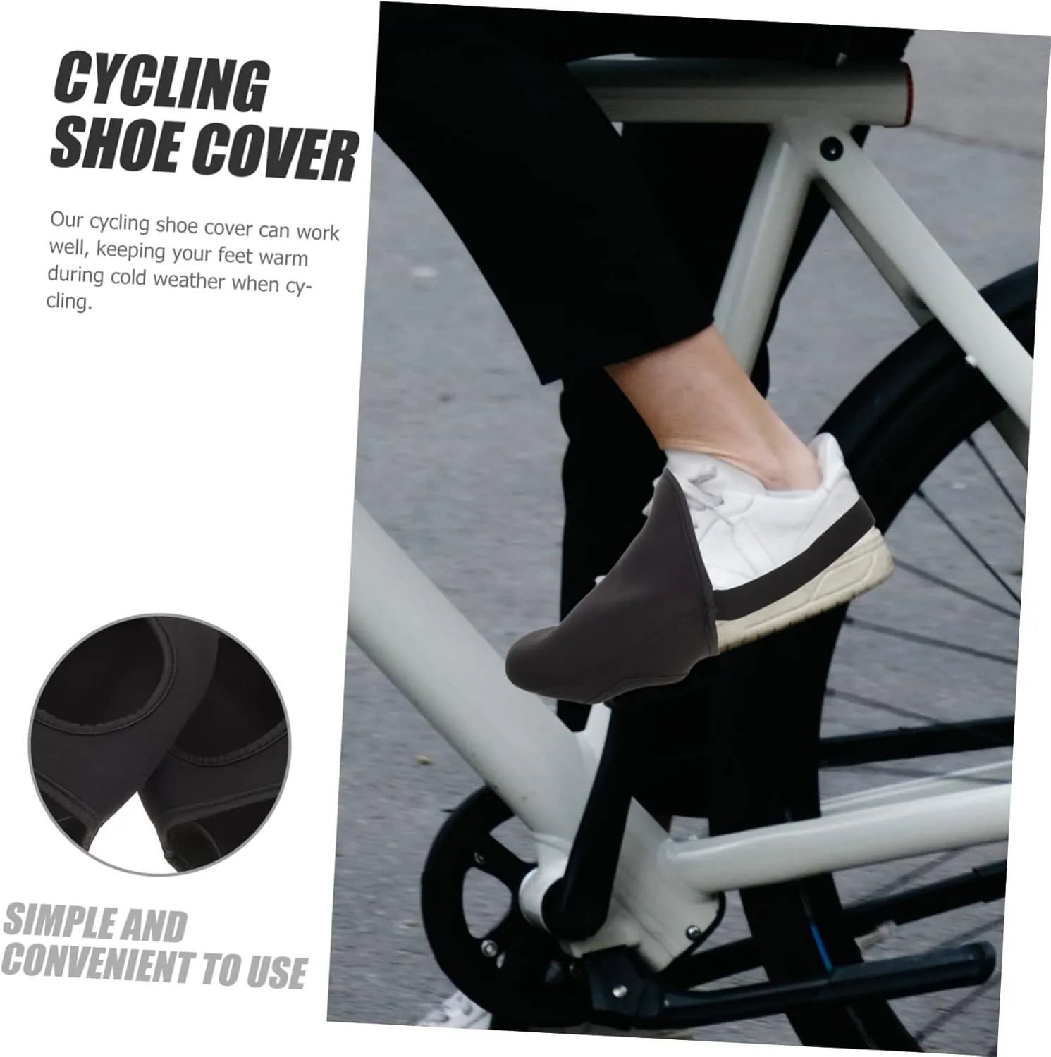 Anti-Skid Shoe Cover Waterproof Warmer Windproof Indoor Shoe Covers Reusable Bowling Protector