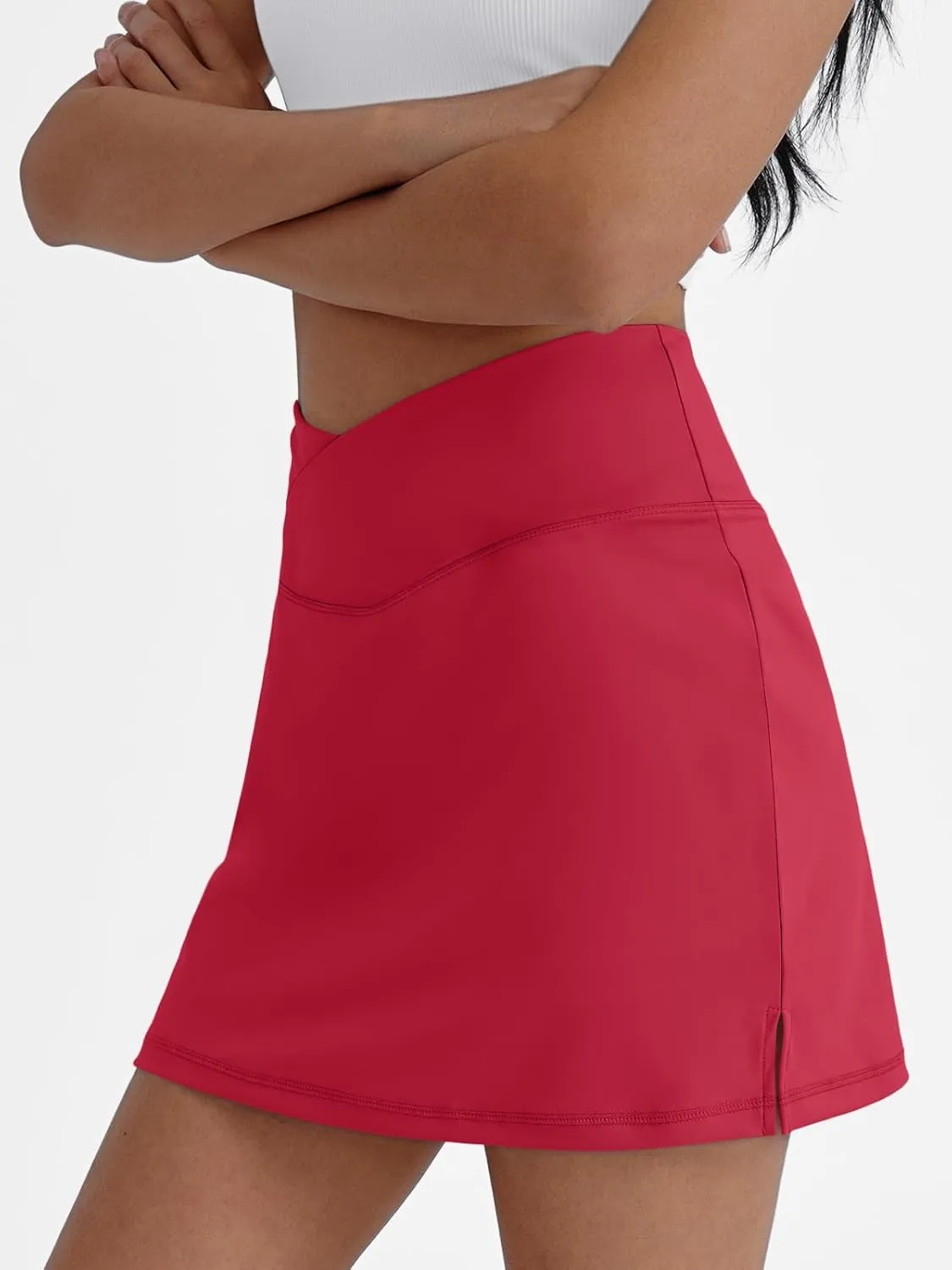 AUTOMET Womens Tennis Skirts with Shorts Underneath Mini Athletic Golf Skorts 2025 Workout Summer Outfits with Pockets