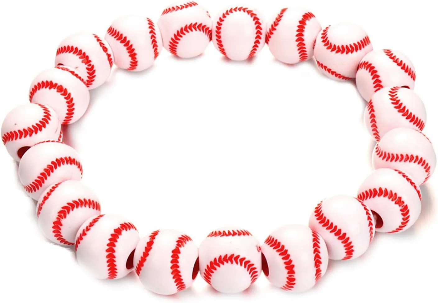 Baseball Charm Bracelets Softball Bracelet Baseball Beaded Bracelets Adjustable Sports Theme Bracelets Gifts