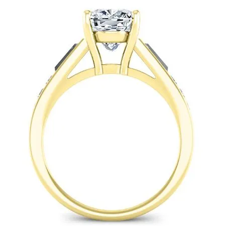 Bergamot - Cushion Moissanite Engagement Ring