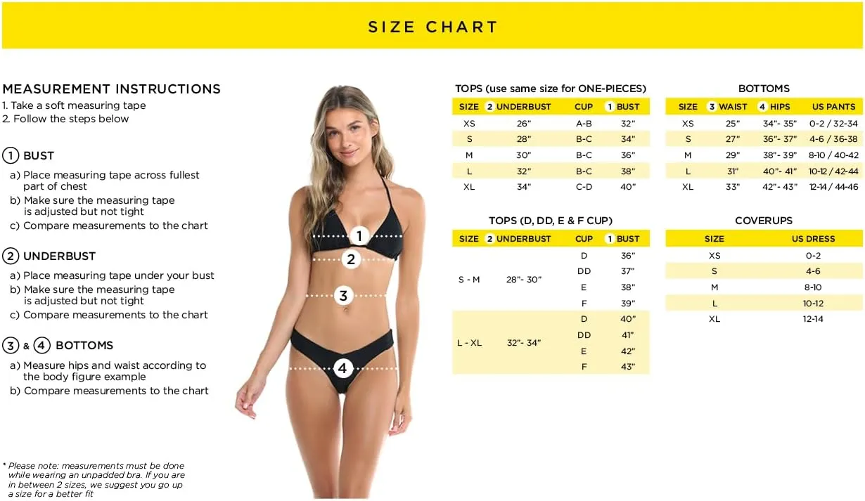 Body Glove Smoothies Baby Love Solid Molded Cup Triangle Push Up Bikini Top Swimsuit