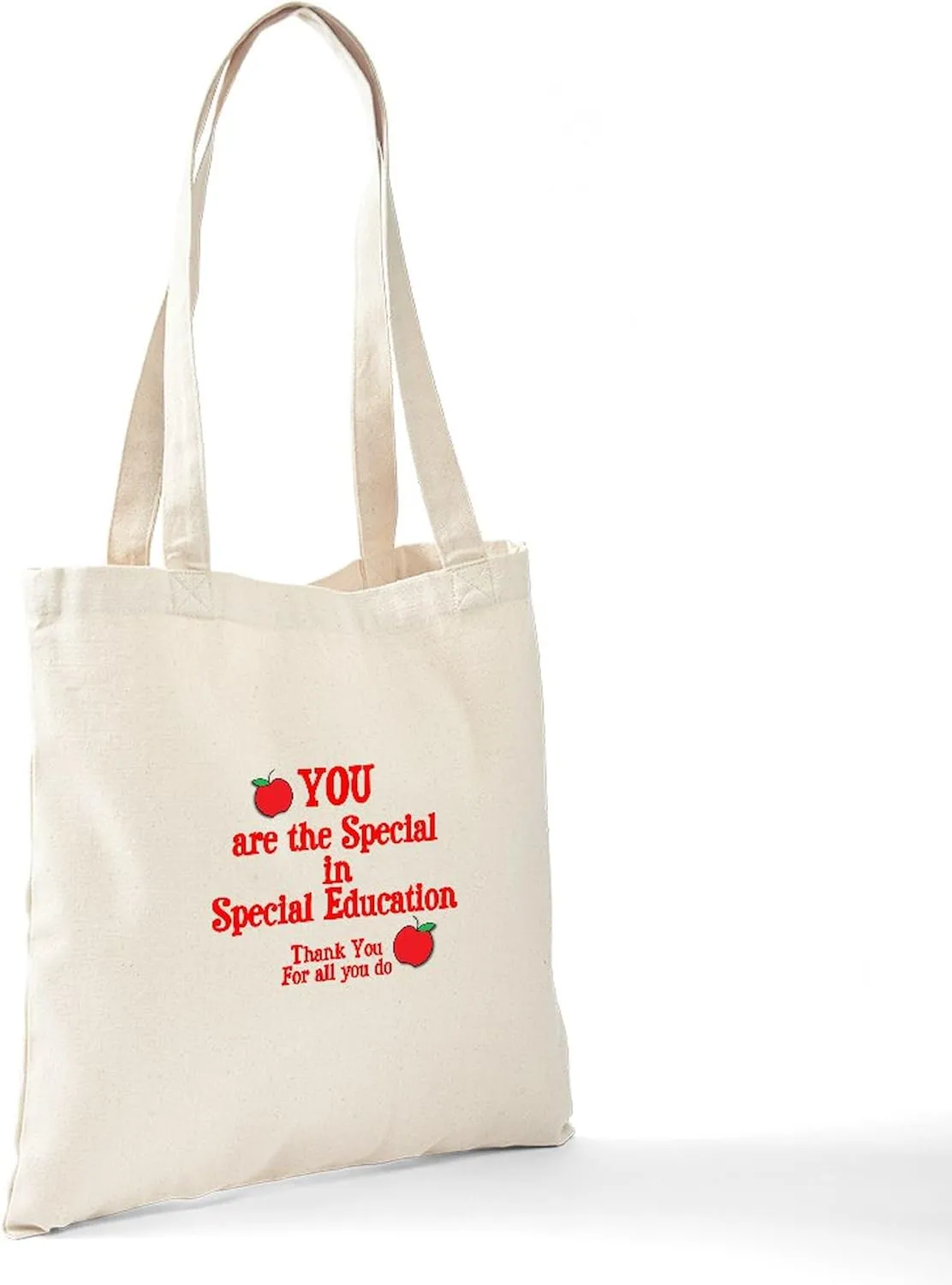 CafePress Special Education Tote Bag Natural Canvas Tote Bag, Reusable Shopping Bag