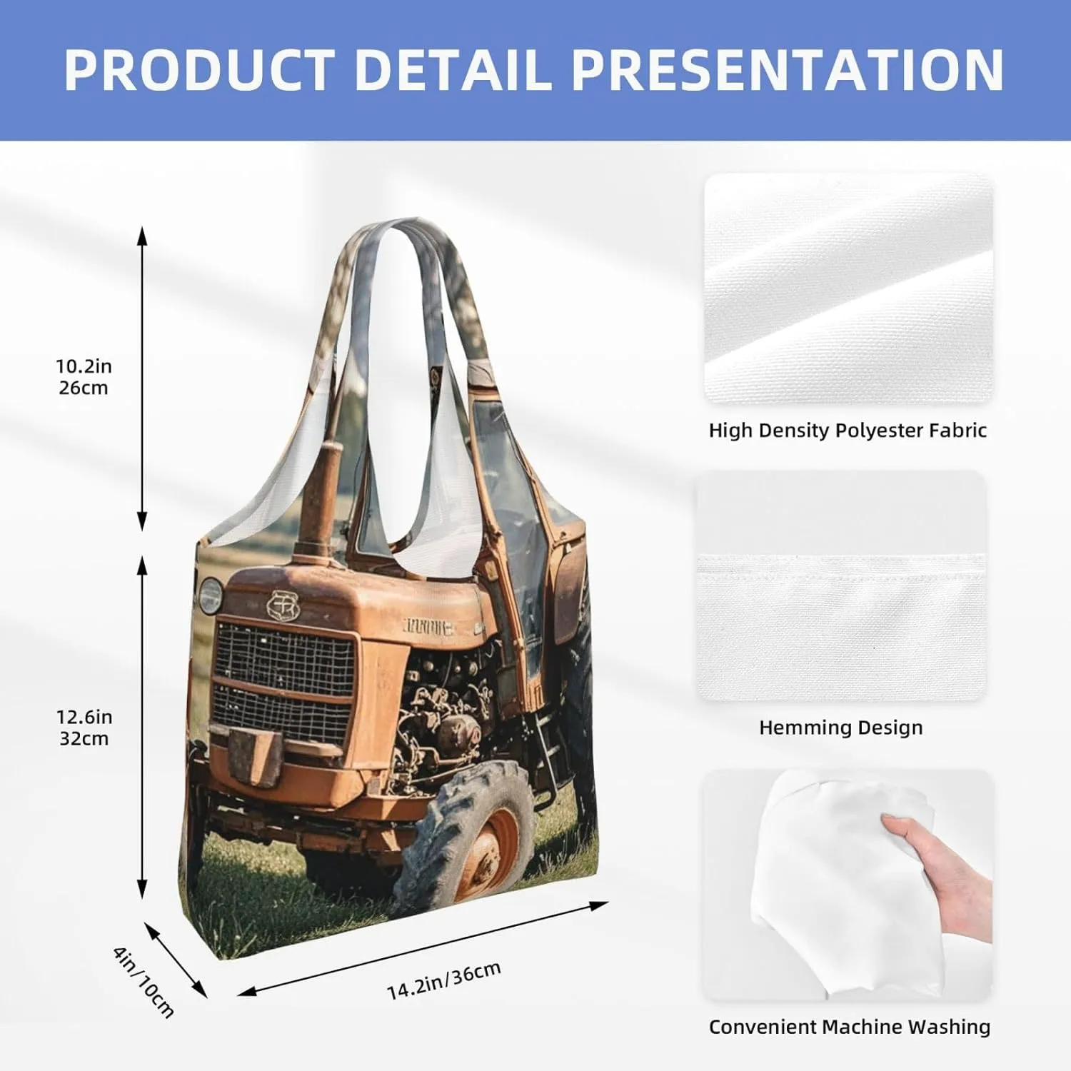 Canvas Tote Bag Reusable Grocery Bags Lightweight Handbag Teal Glitter Tote Bag for Shopping Cloth Bags