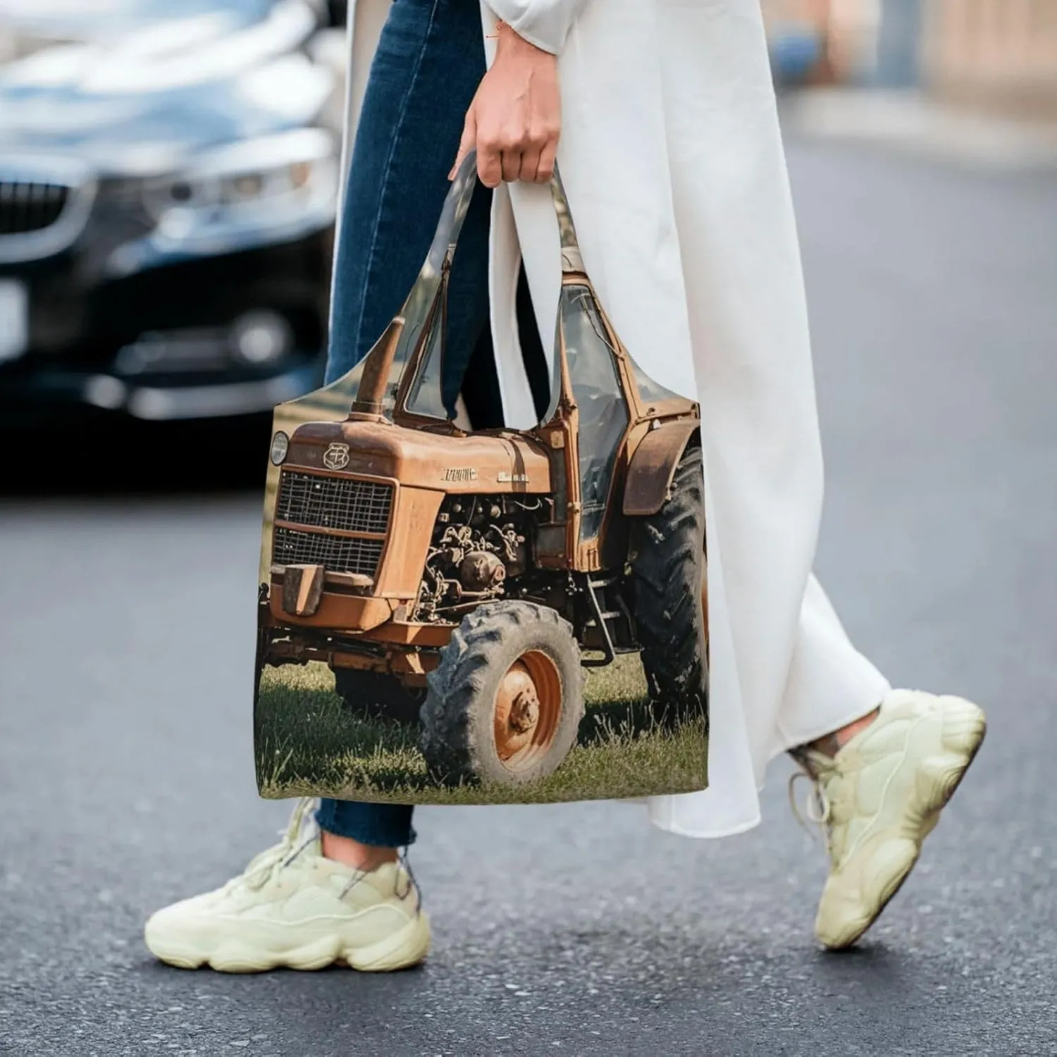 Canvas Tote Bag Reusable Grocery Bags Lightweight Handbag Teal Glitter Tote Bag for Shopping Cloth Bags