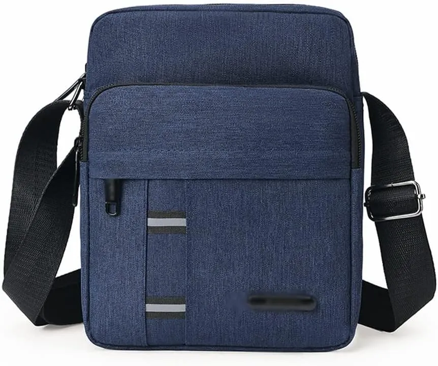 Casual Men's Shoulder Bag Waterproof Oxford Fabric Male Small Messenger Bag Business Lightweight Men's Crossbody Bag