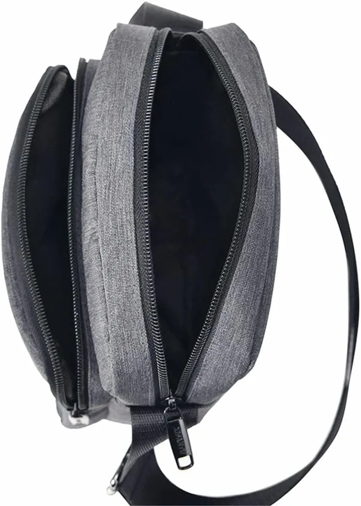 Casual Men's Shoulder Bag Waterproof Oxford Fabric Male Small Messenger Bag Business Lightweight Men's Crossbody Bag