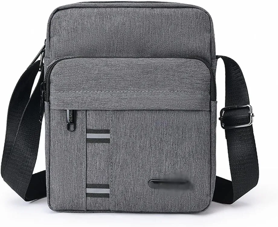 Casual Men's Shoulder Bag Waterproof Oxford Fabric Male Small Messenger Bag Business Lightweight Men's Crossbody Bag