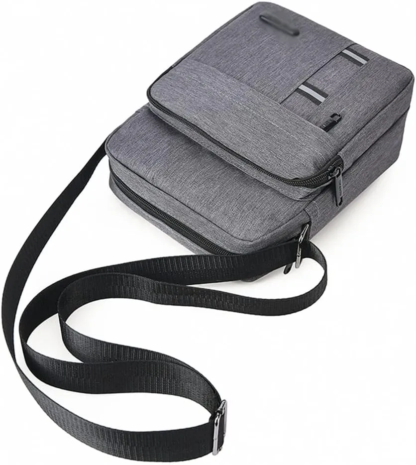 Casual Men's Shoulder Bag Waterproof Oxford Fabric Male Small Messenger Bag Business Lightweight Men's Crossbody Bag