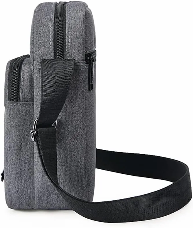 Casual Men's Shoulder Bag Waterproof Oxford Fabric Male Small Messenger Bag Business Lightweight Men's Crossbody Bag