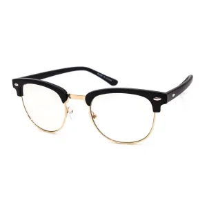 Club Master Inspired Glasses with Clear Lens