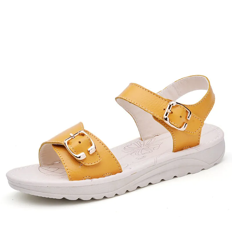 Colorful Leather  Beach Sandals Slippers