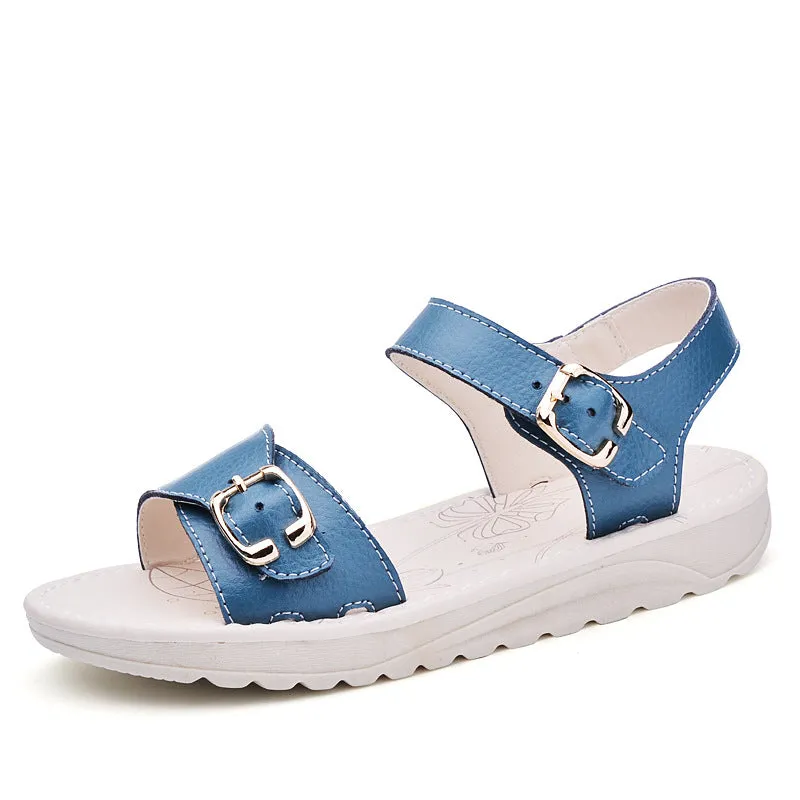 Colorful Leather  Beach Sandals Slippers