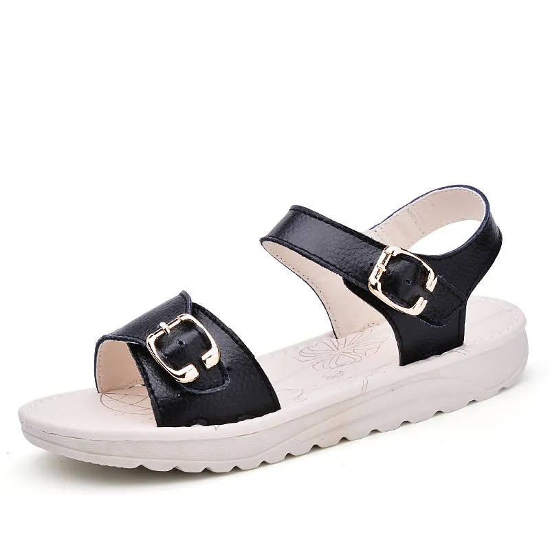 Colorful Leather  Beach Sandals Slippers