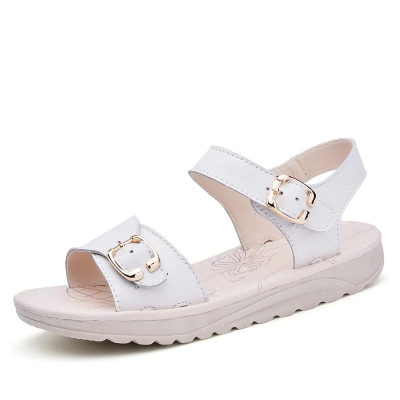 Colorful Leather  Beach Sandals Slippers