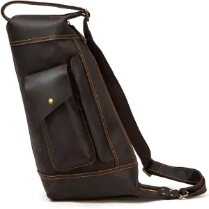 Crossbody Bag Shoulder Bag Men's Outdoor Hiking Bag Vintage Chest Bag