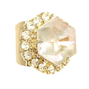 Darianna Ring in Gold and Beige AB - TOVA R9001BP