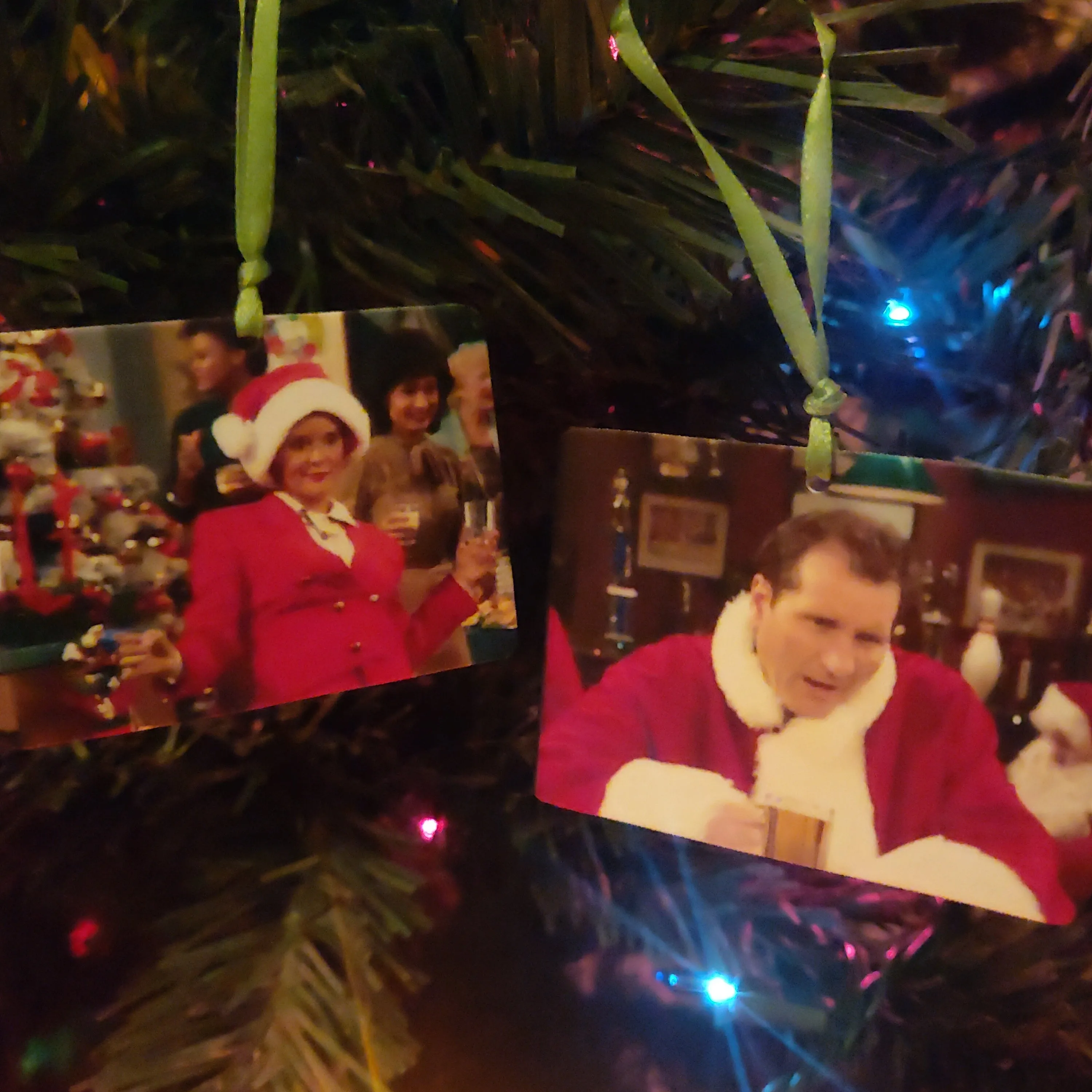 Drunk Al & Marcy ORNAMENTs