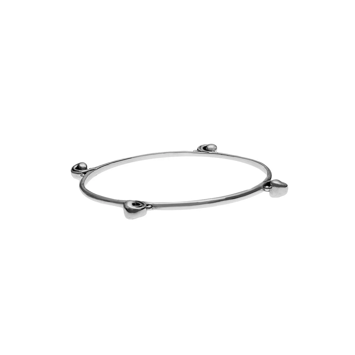 Elements Water Sterling Silver Bangle