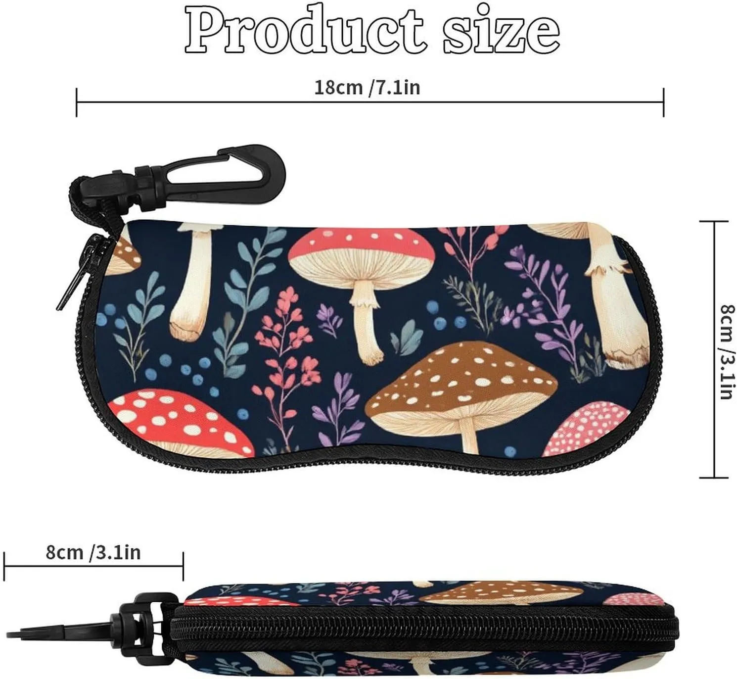 Fashion Soft Eyeglass Case Portable Sunglasses Pouch Sunglass Organizer Bag