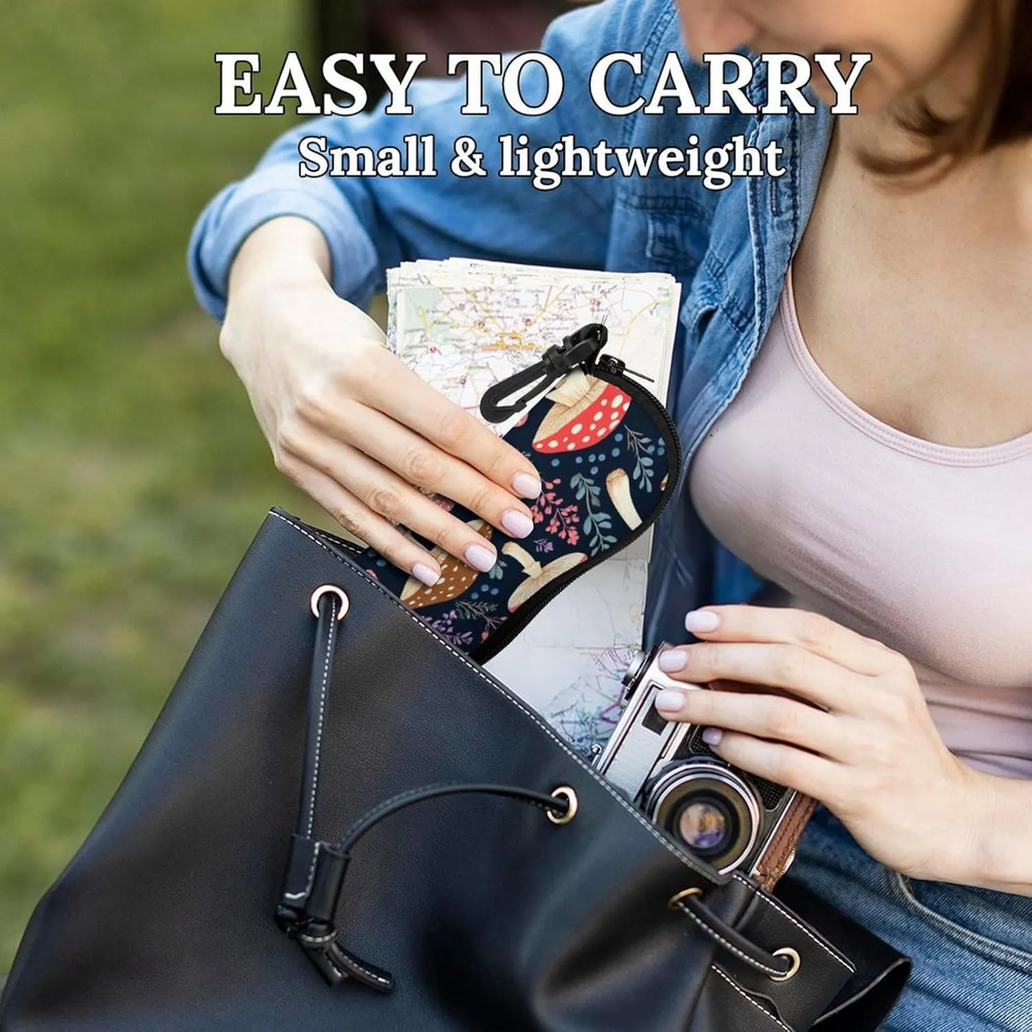 Fashion Soft Eyeglass Case Portable Sunglasses Pouch Sunglass Organizer Bag
