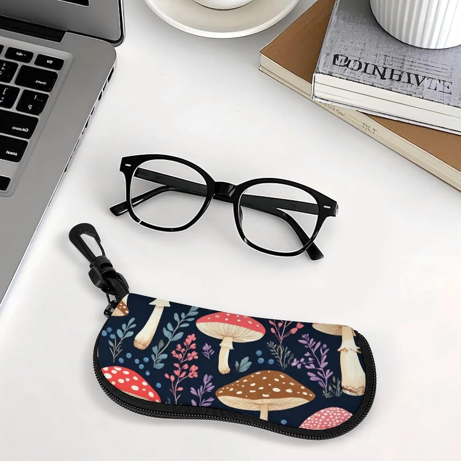 Fashion Soft Eyeglass Case Portable Sunglasses Pouch Sunglass Organizer Bag