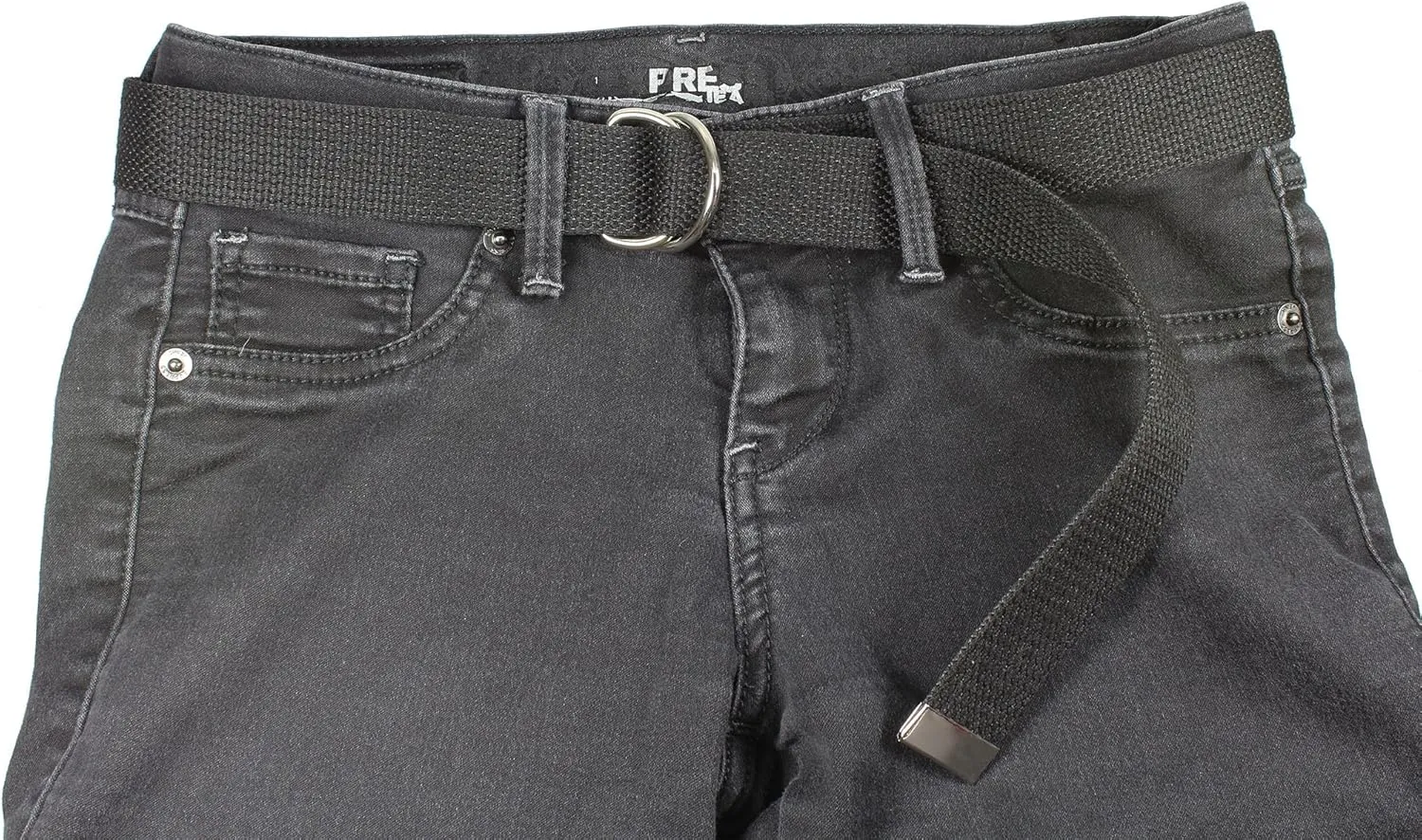 Gelante Canvas Web D Ring Belt Silver Buckle Military Style for men & women 1 or 3 pcs