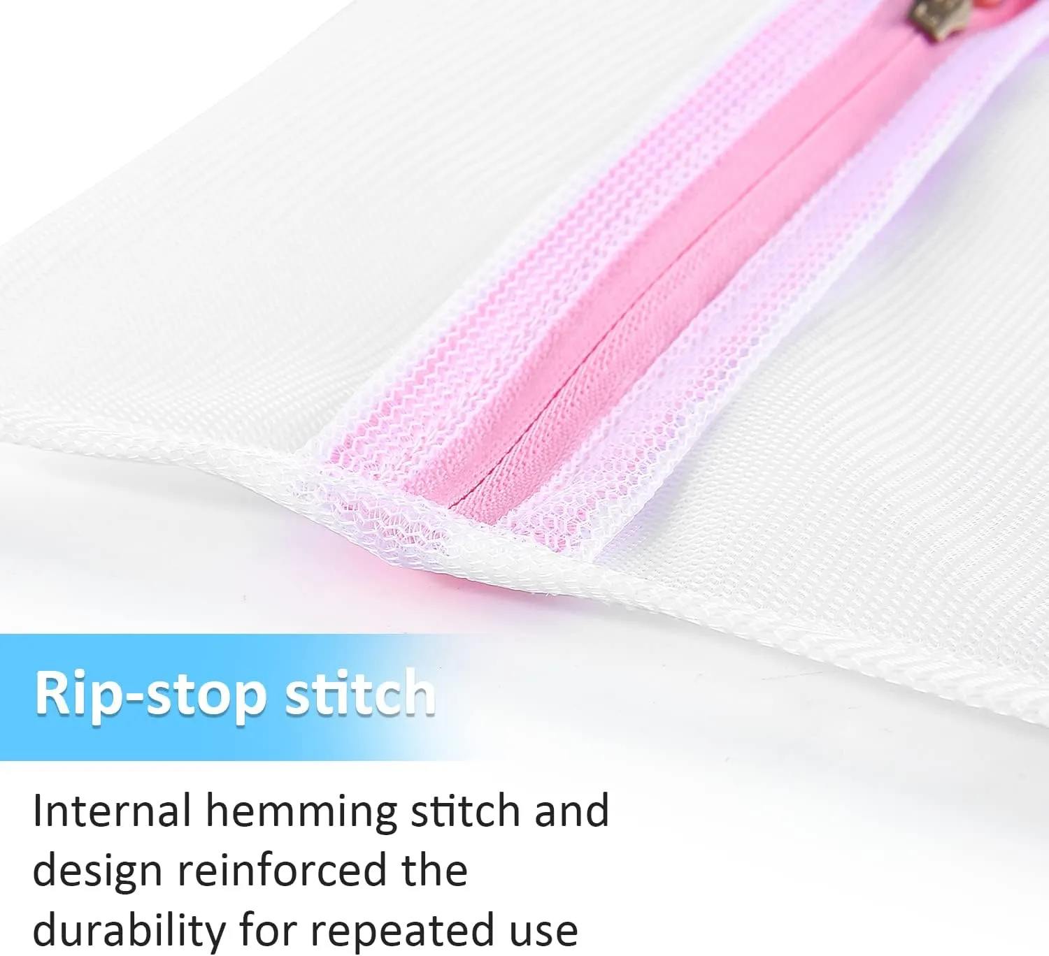 GOGOODA 7Pcs Mesh Laundry Bags for Delicates with Premium Zipper, Travel Storage Organize Bag, Clothing Washing Bags for Laundry, Blouse, Bra, Hosiery, Stocking, Underwear, Lingerie