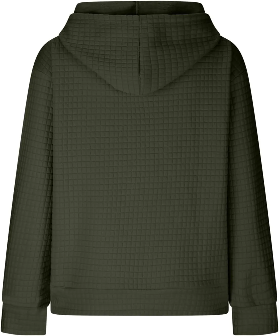 Hoodies For Women Casual Pullover Long Sleeve Drawstring Hooded Sweatshirt with Pocket 2024