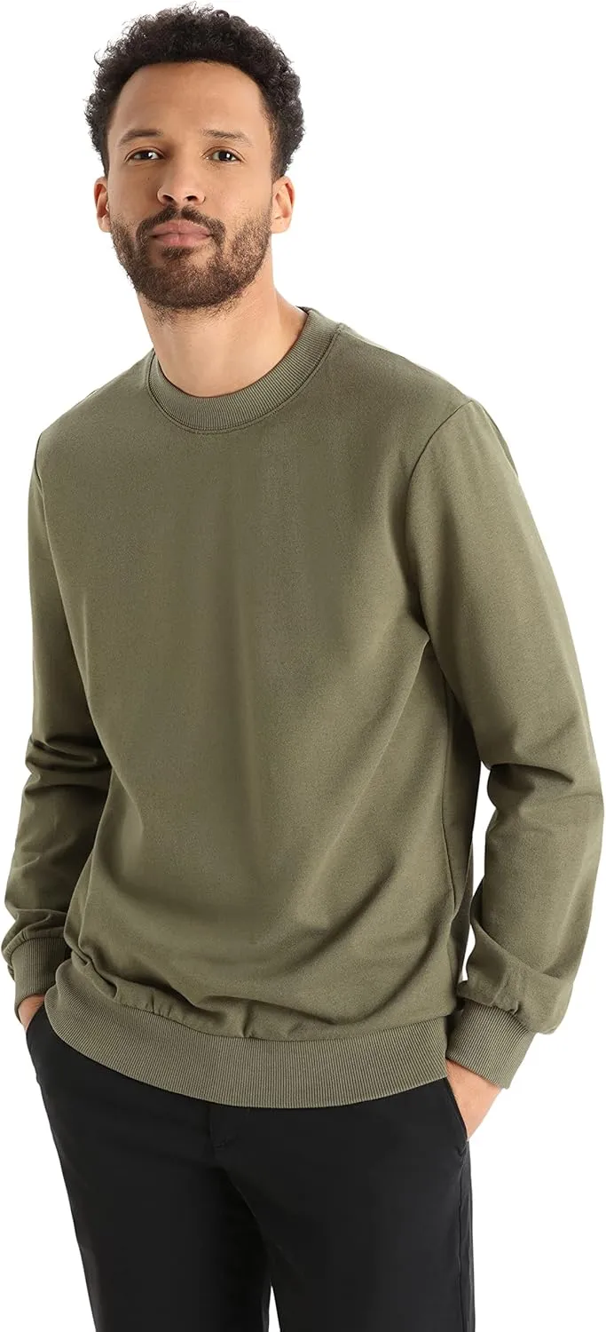 Icebreaker Merino Men's Central Long Sleeve Casual Wool Lounge Sweatshirt