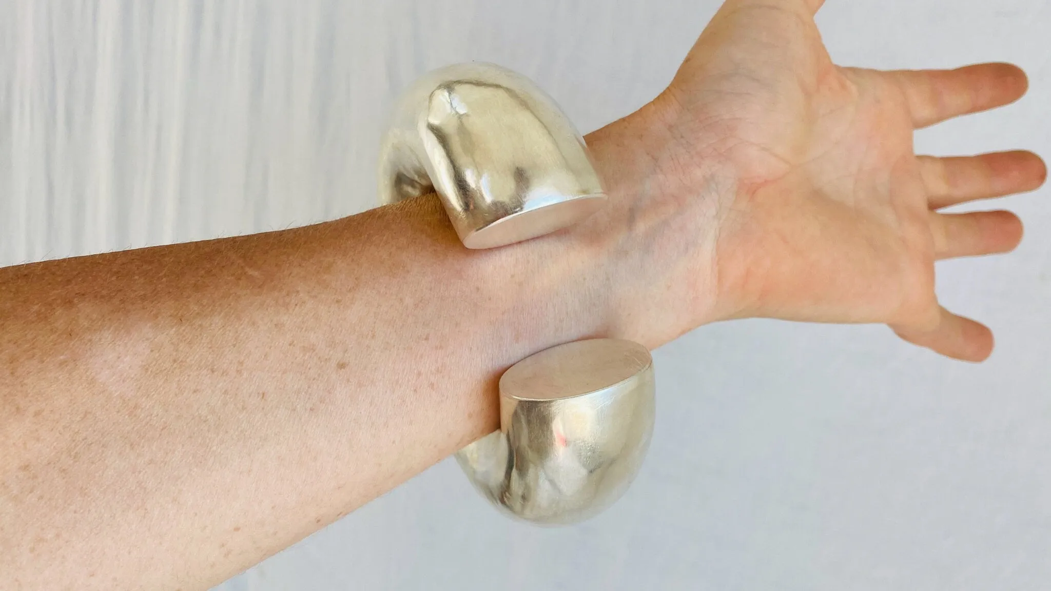 Karen Hill Tribe Sterling Silver SINGLE Bangle. Chunky. Gorgeous