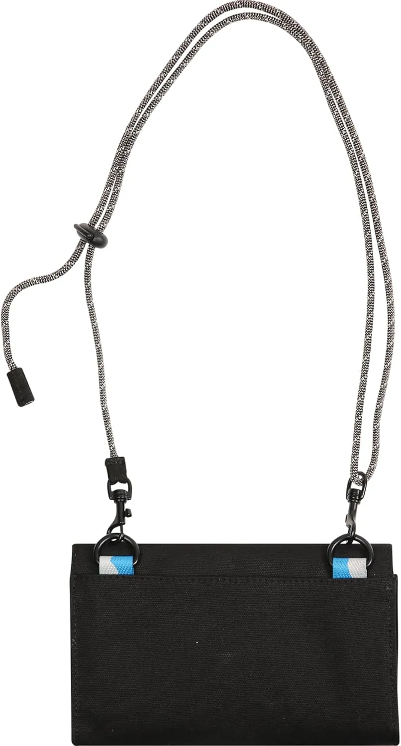 KAVU Islamorada Crossbody Bi Fold Wallet with Rope Strap