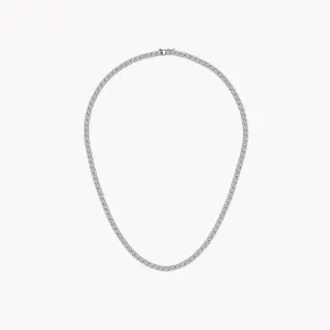 Large Diamond Tennis Necklace
