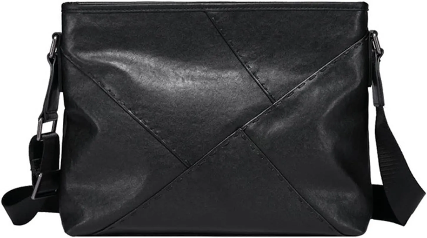 Leather Men's Crossbody Bag Casual Business Leather Mens Messenger Bag Vintage Men Shoulder Bag Male