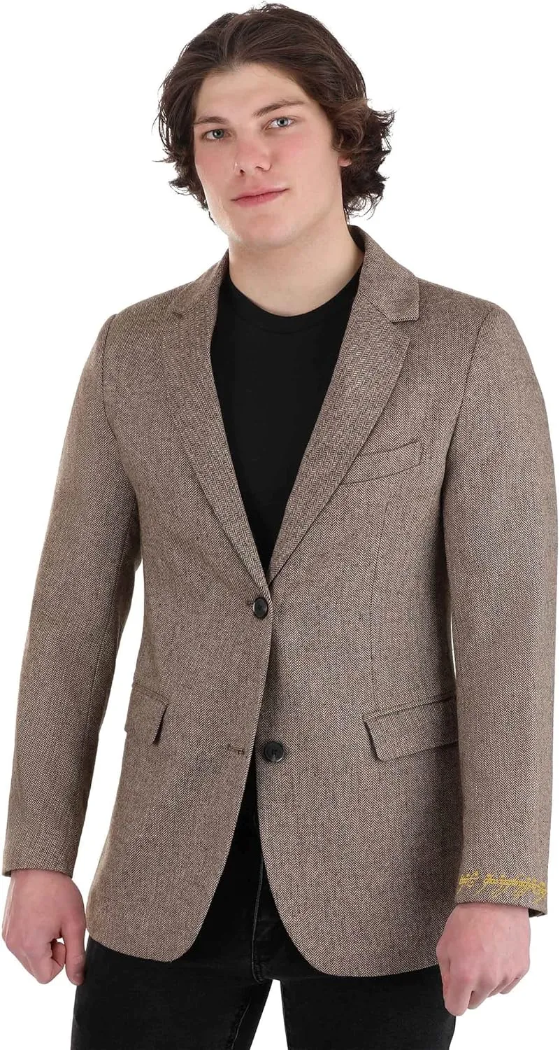 Lord of the Rings Blazer for Adults, Men's LOTR Suit Jacket, Movie Themed Business Casual Outfit for Work