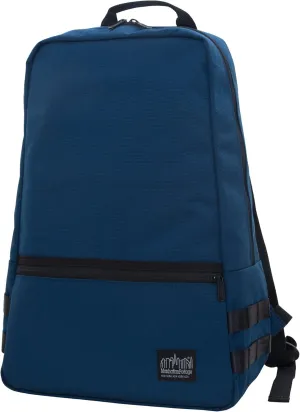 Manhattan Portage Skillman Backpack With Padded Laptop Sleeve In 1000D Cordura For Work College (Navy)