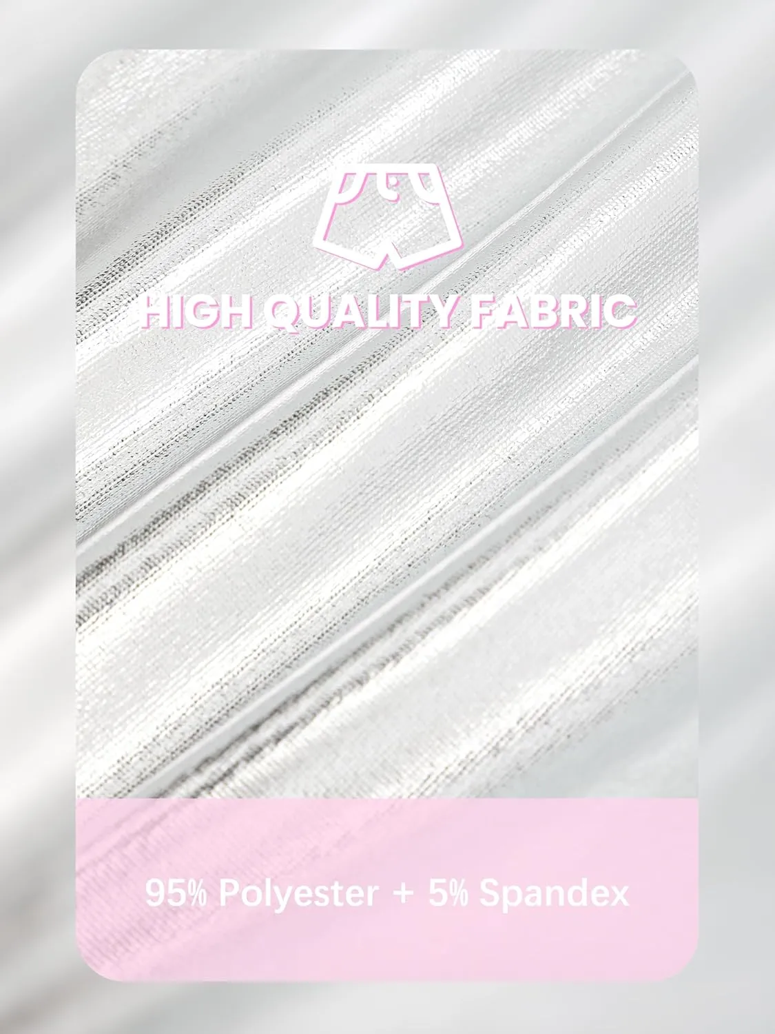 Metallic Shorts Shiny Hot Pants Sparkly Dance Outfits Short Party Outfits with Sunglasses