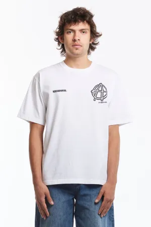 NH X ANARCHIC ADJUSTMENT . TEE SS-1 WHITE