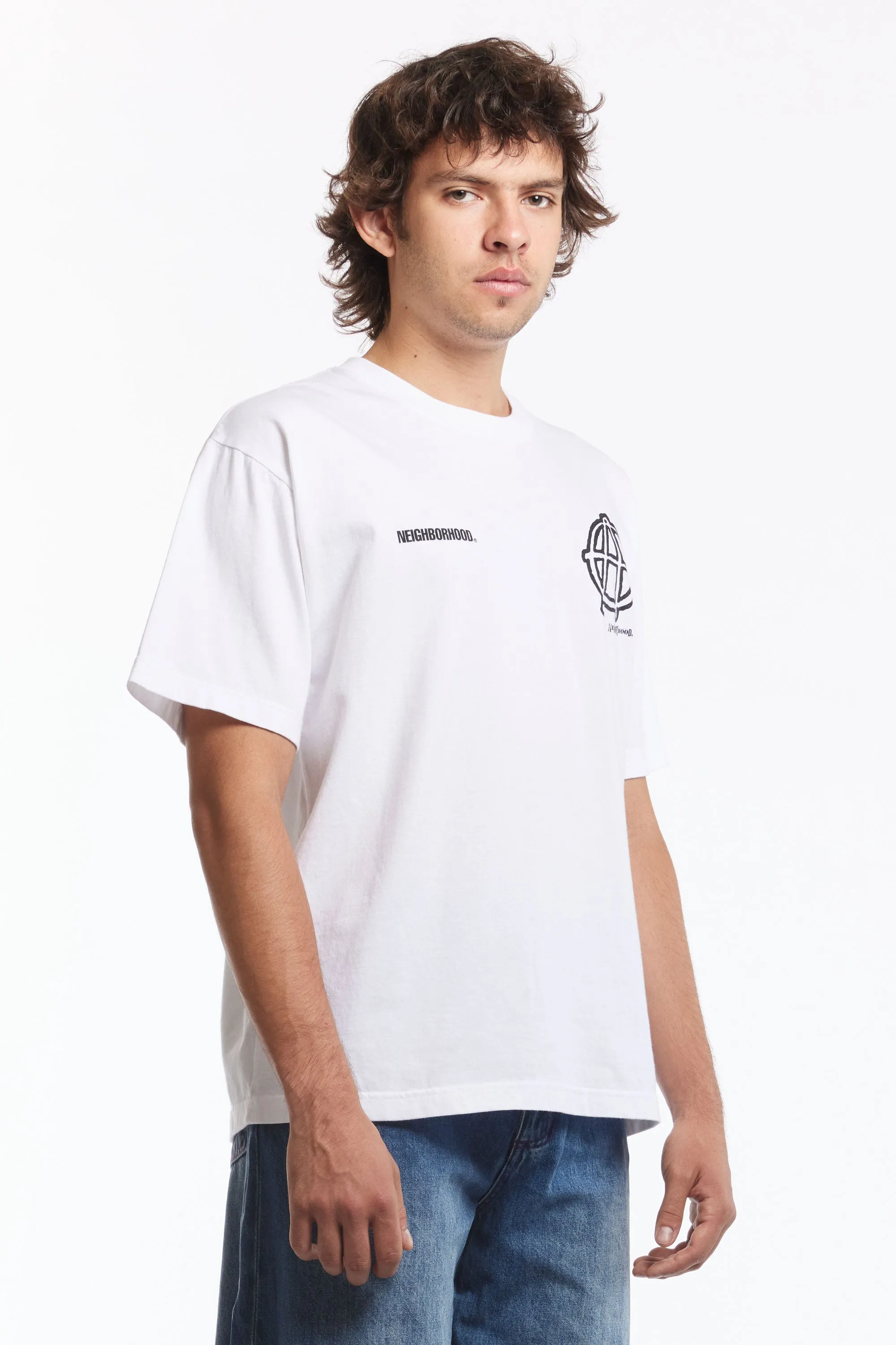 NH X ANARCHIC ADJUSTMENT . TEE SS-1 WHITE
