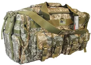 NPUSA 30" Inch Duffel Duffle Military Molle Tactical Cargo Gear Shoulder Bag ACU Tan