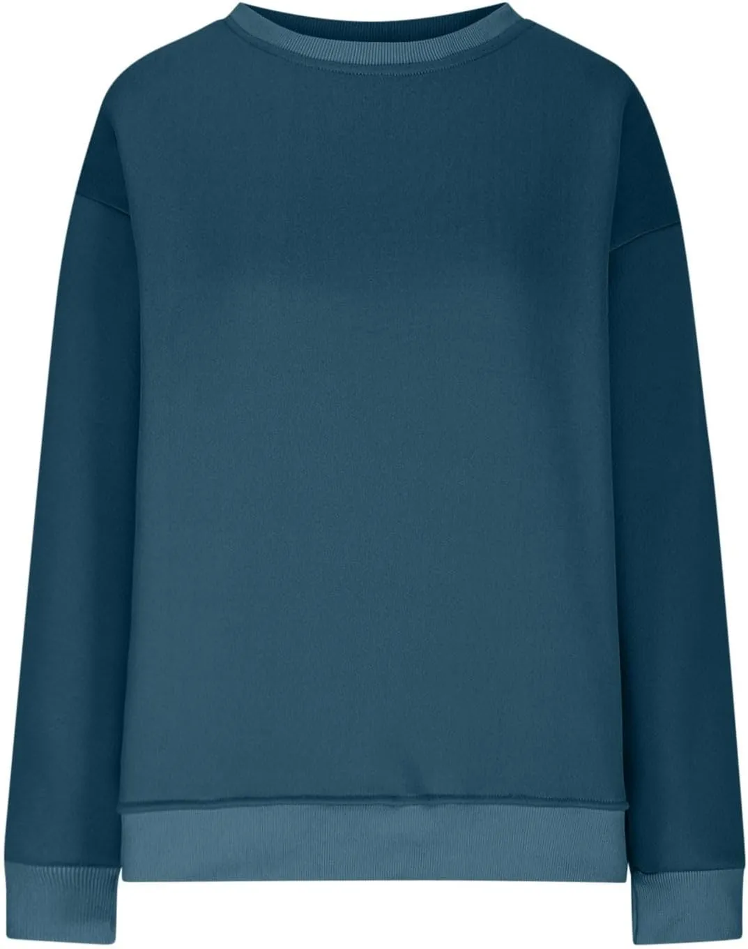 Oversized Sweatshirts for Women 2024 Trendy Long Sleeve Crewneck Tops Fall Sweaters Pullover Sweatshirt with Pockets