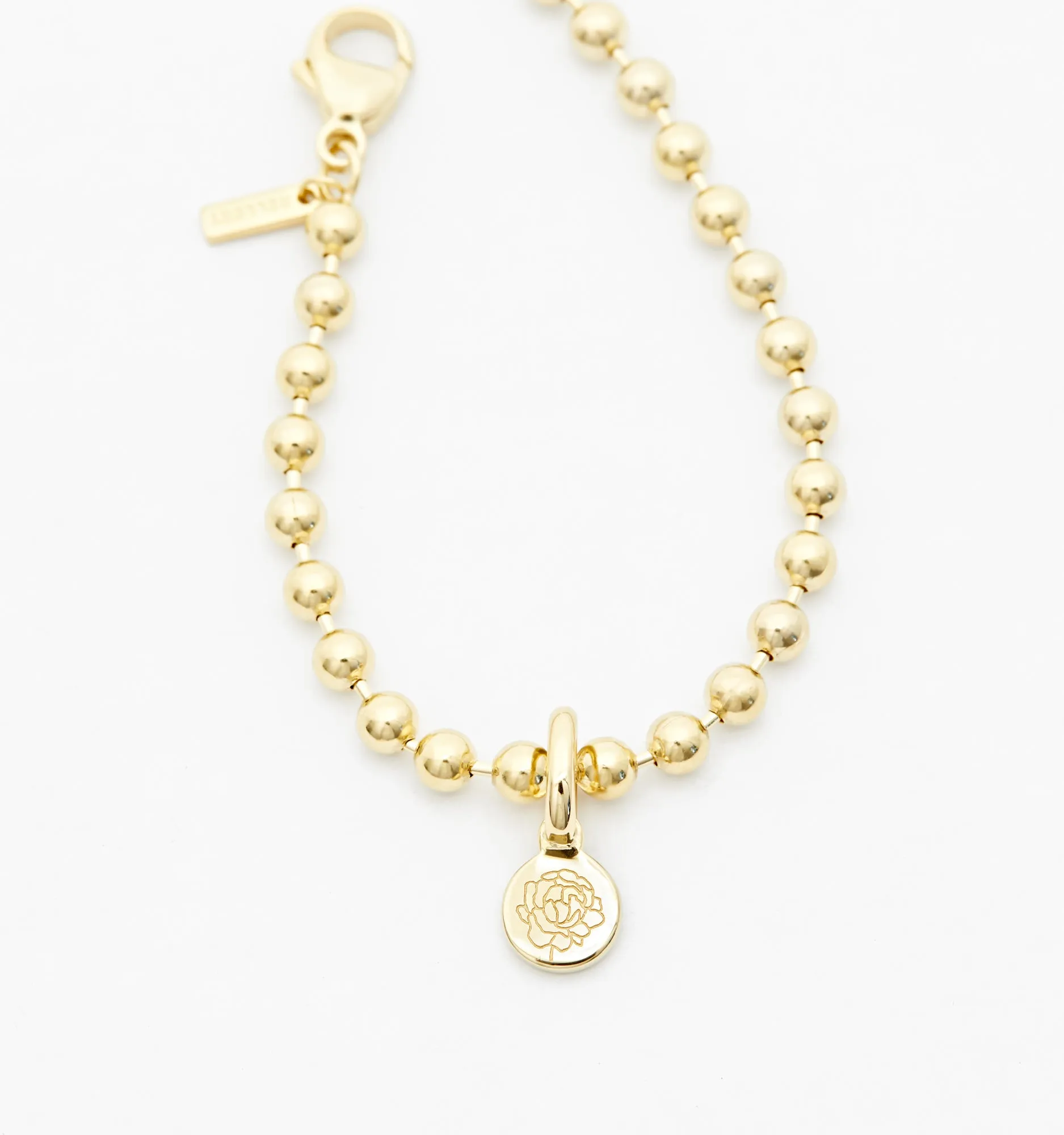Peony Flower Bracelet - September